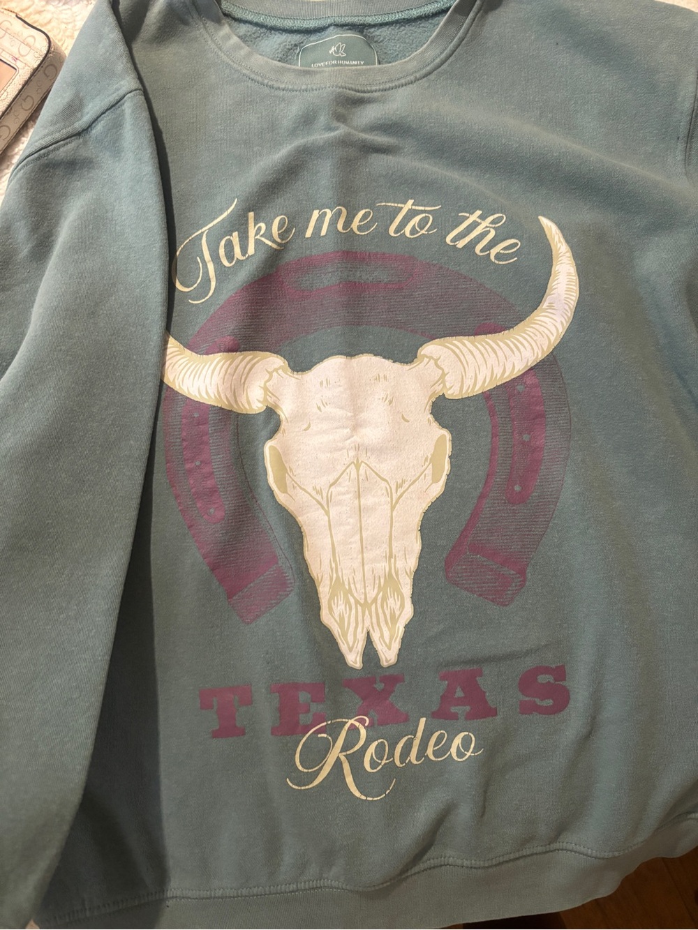 Texas Rodeo Graphic Sweatshirt - Green